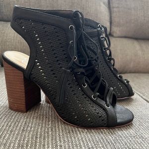 Lace Up Heel Sandals